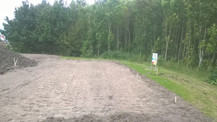 Het vergroten en opnieuw moduleren van de teeboxen op hole twee van de A-lus.