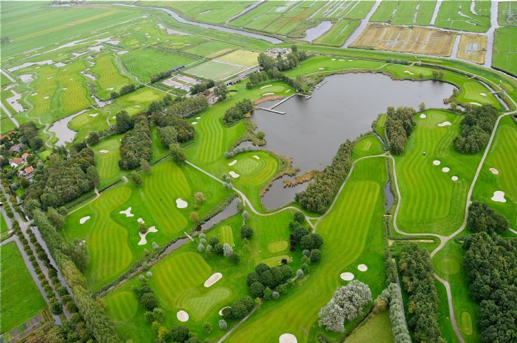 Archieffoto van de Zaanse Golfclub.