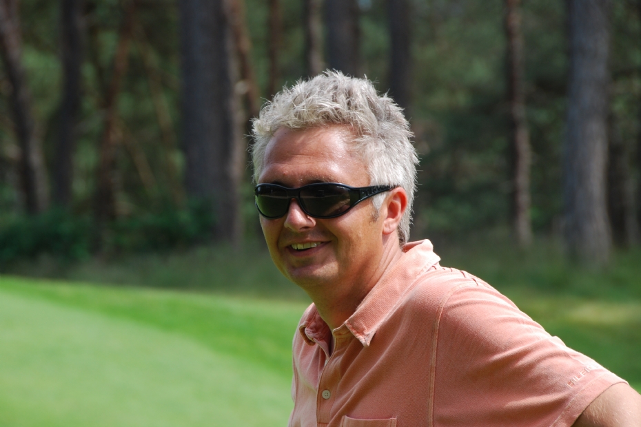 Archieffoto van Frank de Ridder tijdens de Barenbrug Golfdag van 2008 op De Nunspeetse